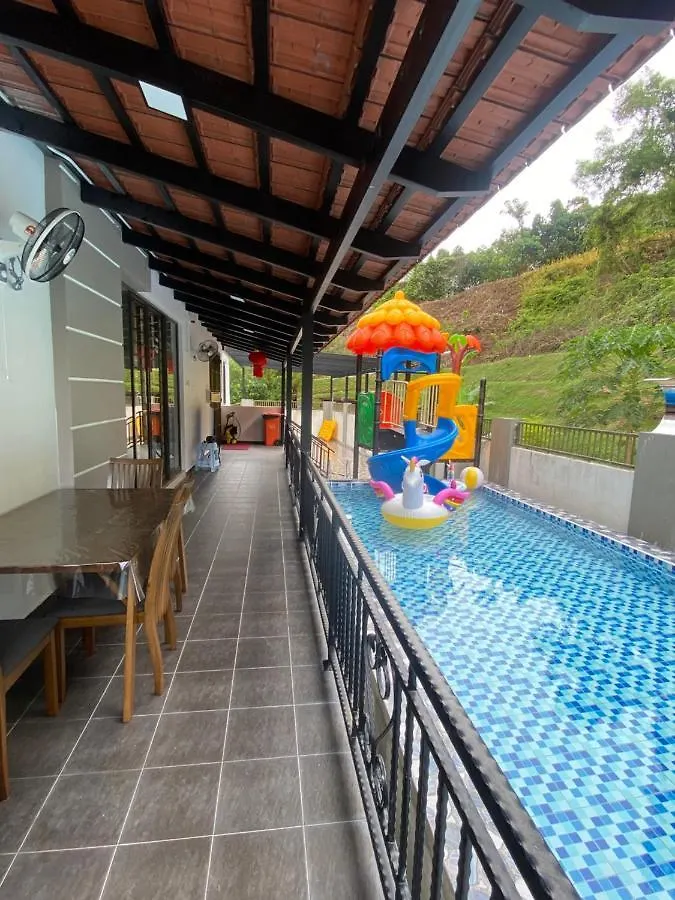 Villa 15Pax 3 Bedroom Kids Swimming Pool, Pool Table, Bbq Near Spice Arena, Airport Penang Bayan Lepas