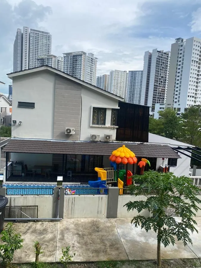 15Pax 3 Bedroom Kids Swimming Pool, Pool Table, Bbq Near Spice Arena, Airport Penang Bayan Lepas 0*,